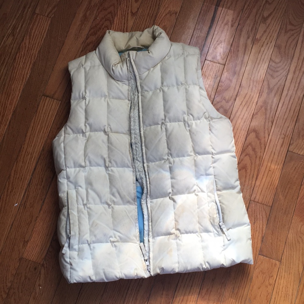 Gap Cream-Color Down Vest